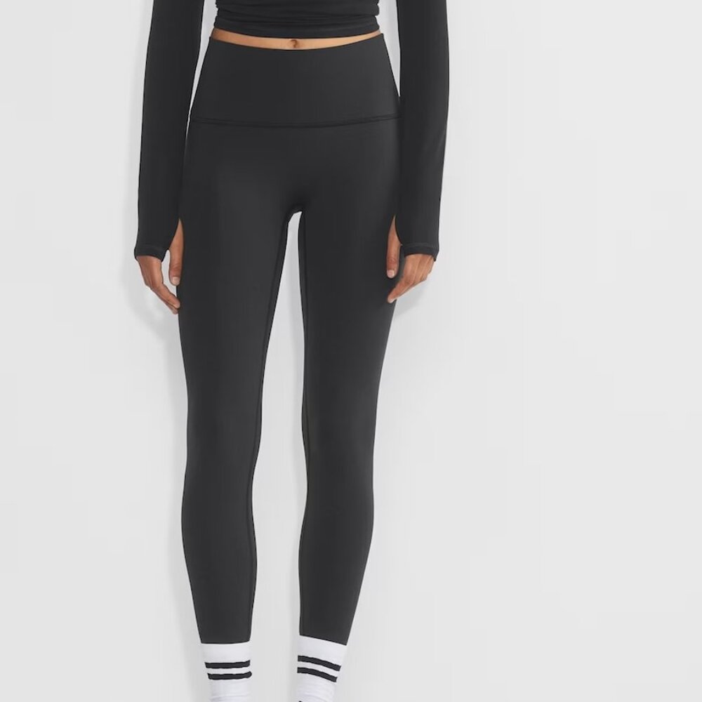 Aritzia Black High-Waist Leggings